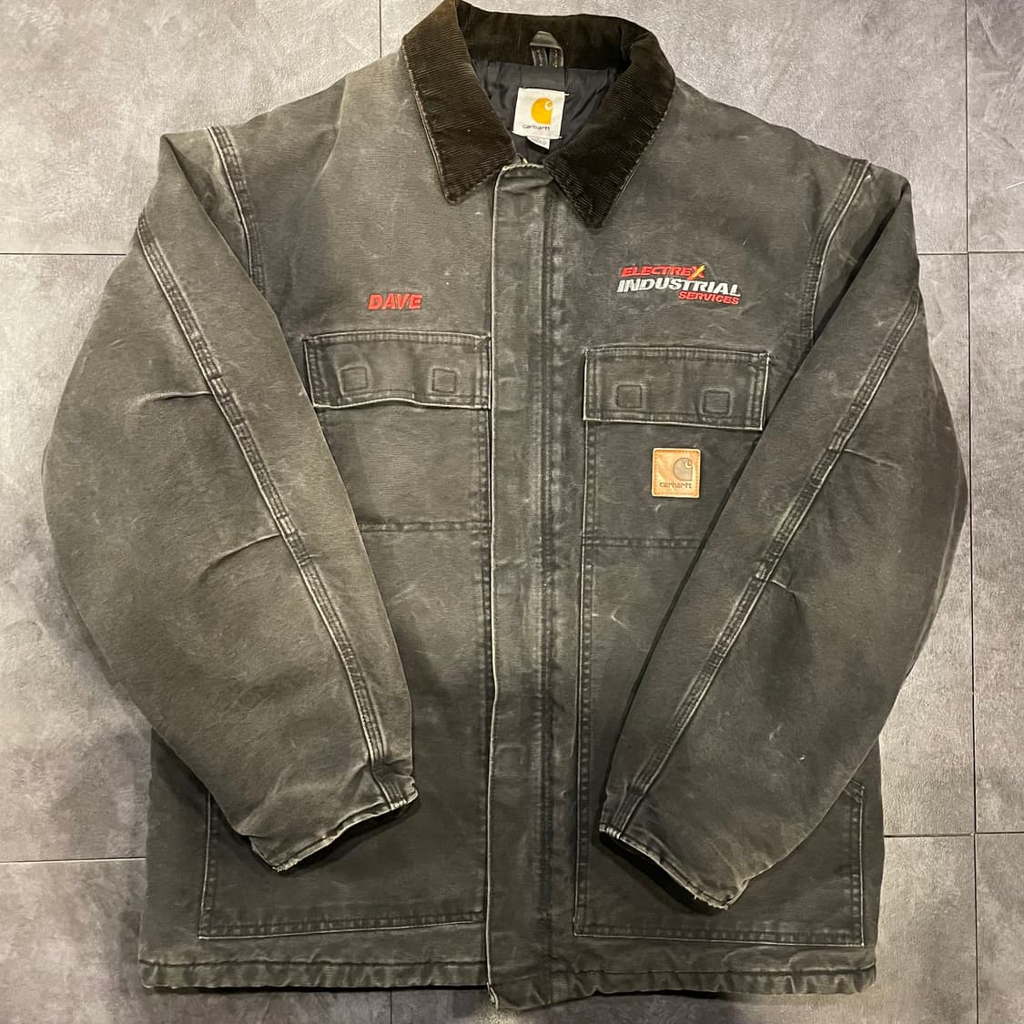 Carhartt 칼하트 차콜 워크자켓 상품이미지2