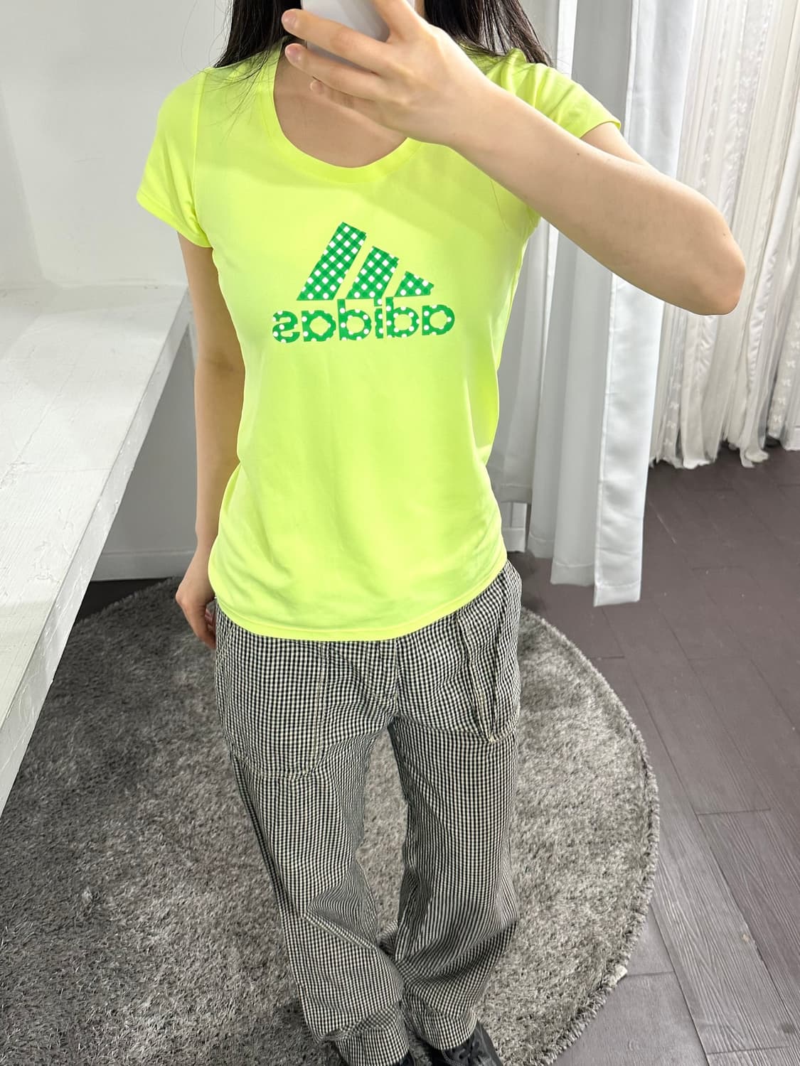 adidas big logo jersey top 상품이미지2