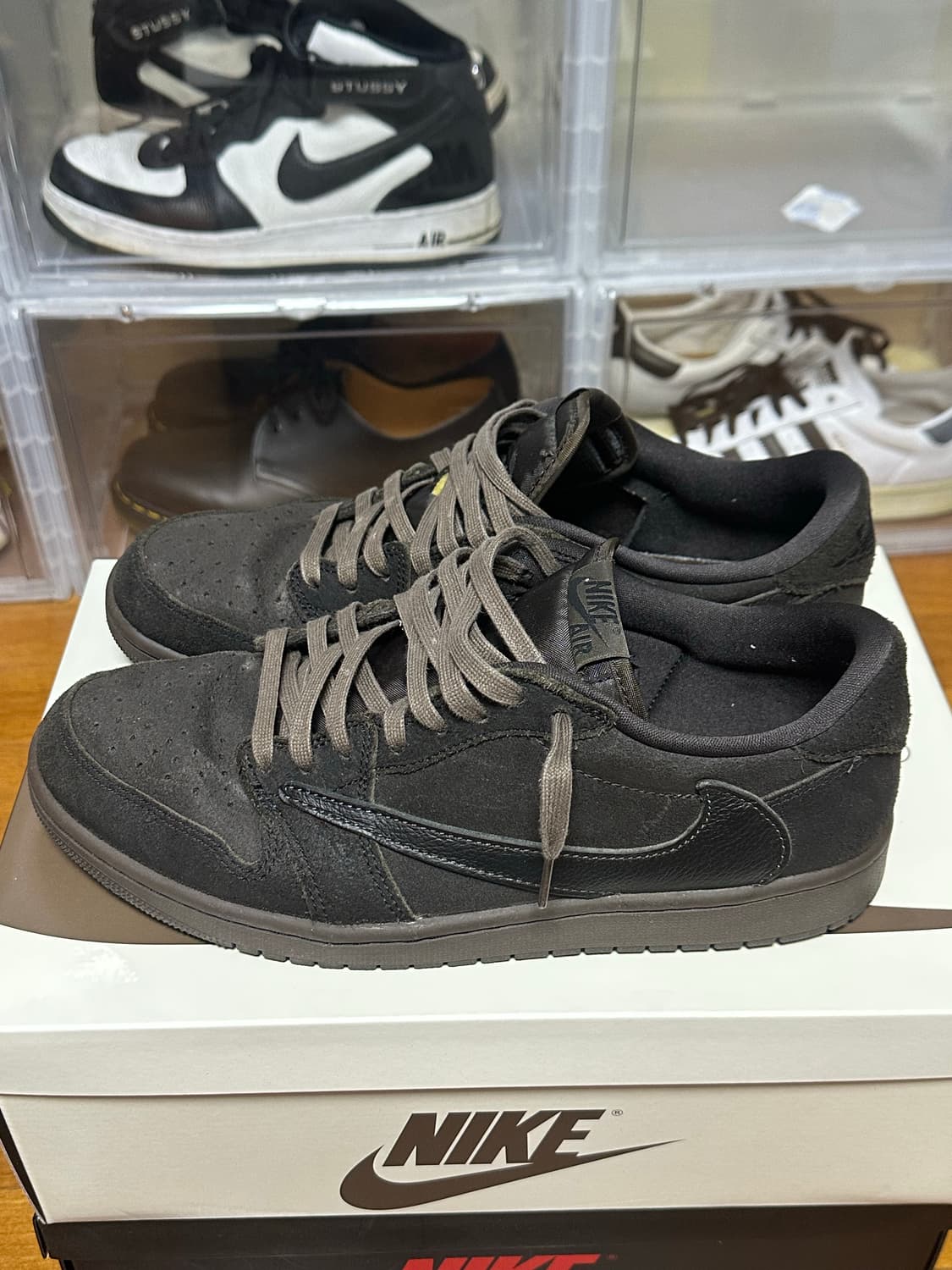 나이키 조던 1 og 트래비스 스캇 벨벳 브라운 280 상품이미지5