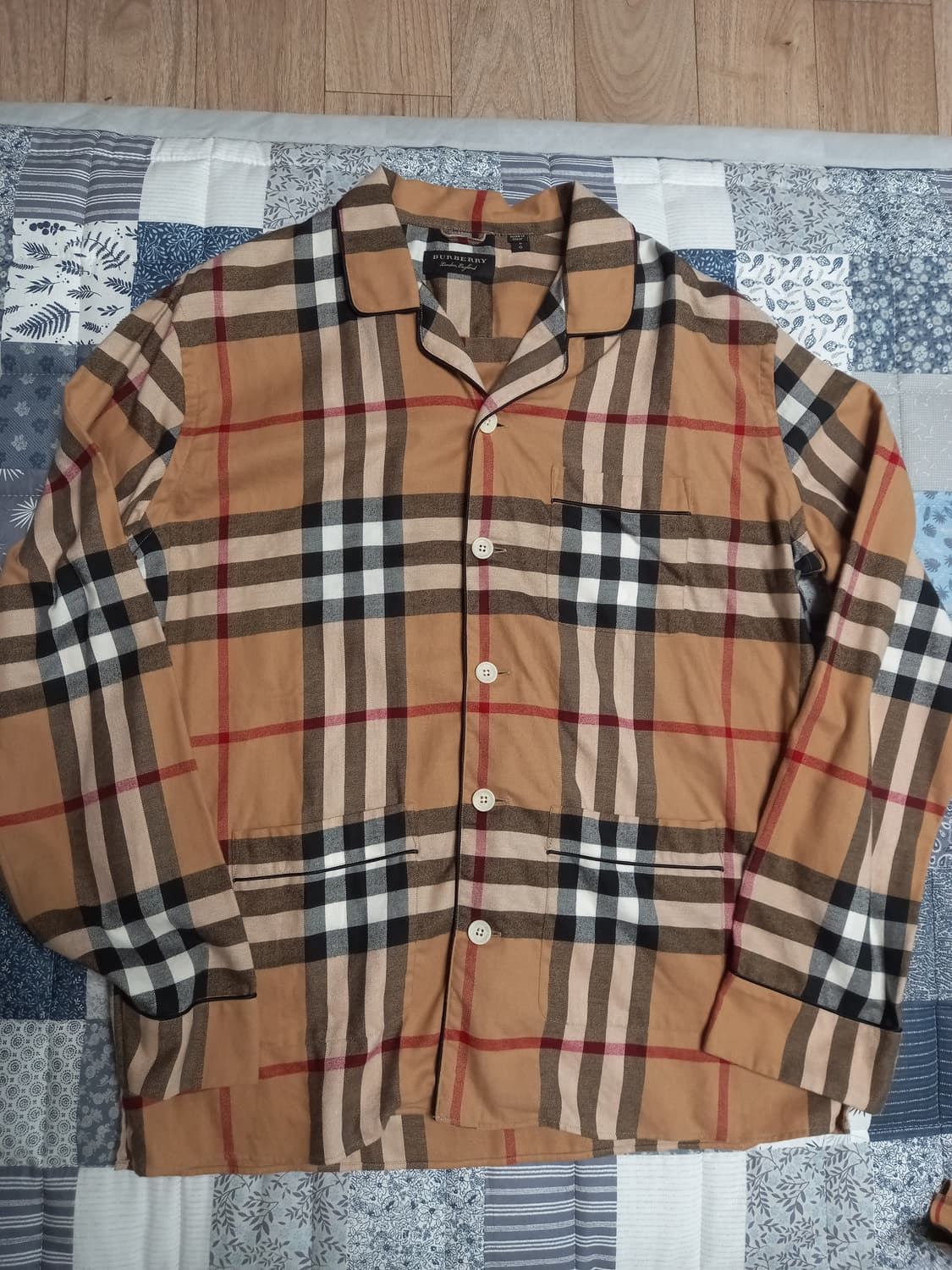 버버리 시그니처 체크셔츠 L(실용105) 상품이미지1