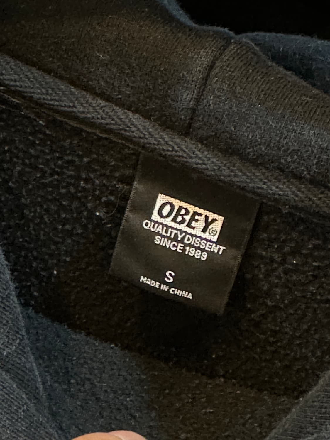 오베이 박스로고 후드S 상품이미지3