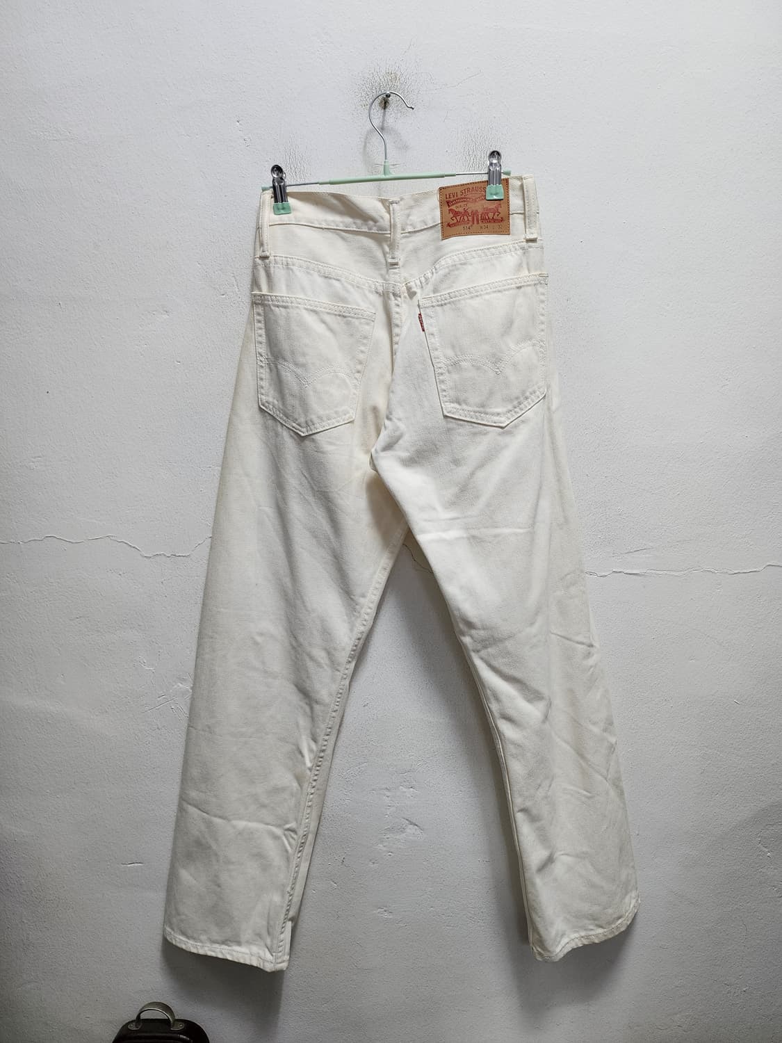 리바이스 514 화이트 데님 팬츠 상품이미지1