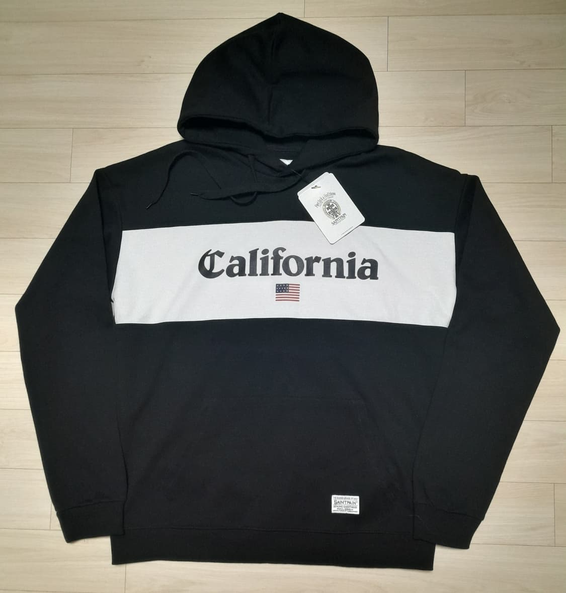 💥(새상품) 세인트페인 후드 블랙 (XL)  
 상품이미지1