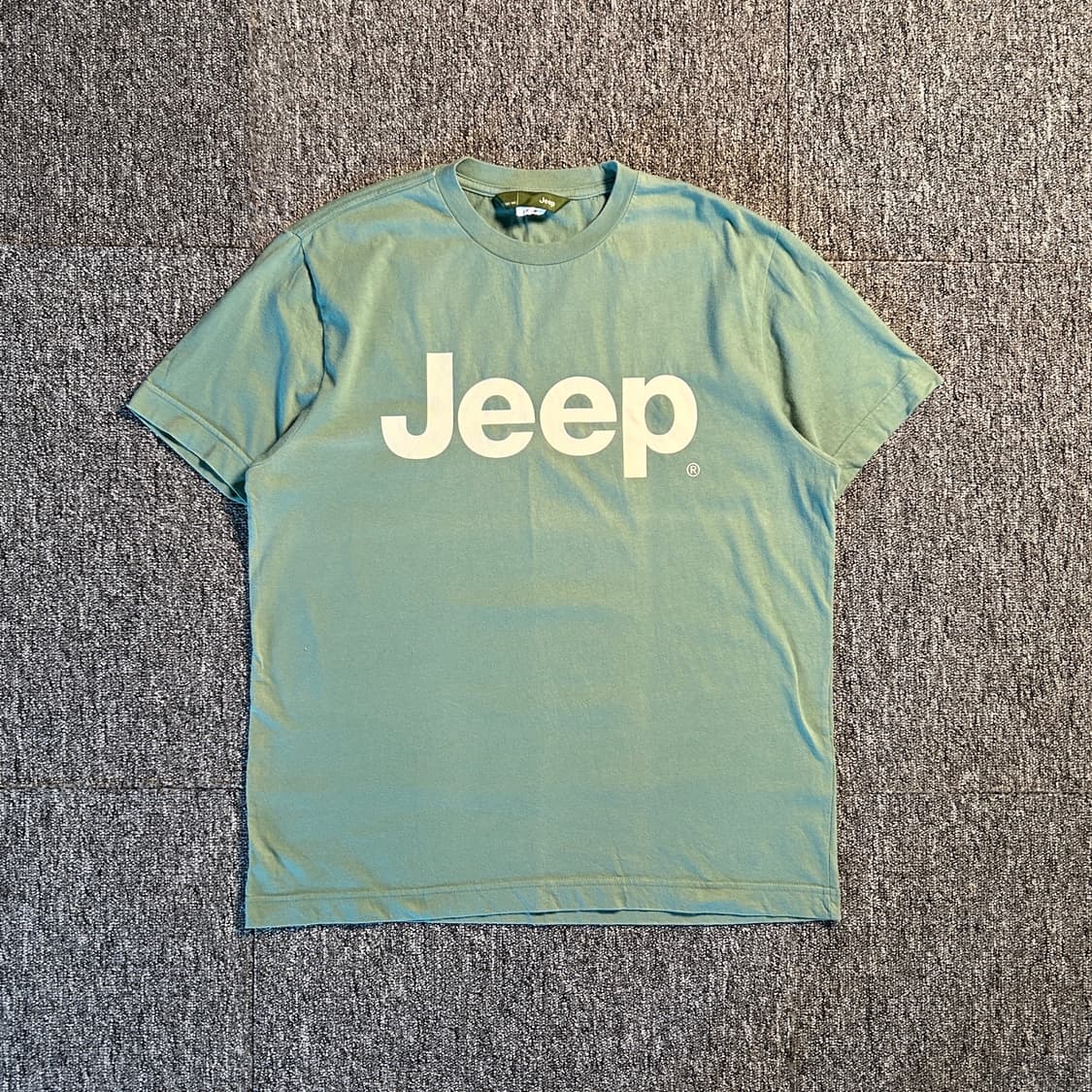 Jeep 빅로고 민트 반팔티셔츠 상품이미지1