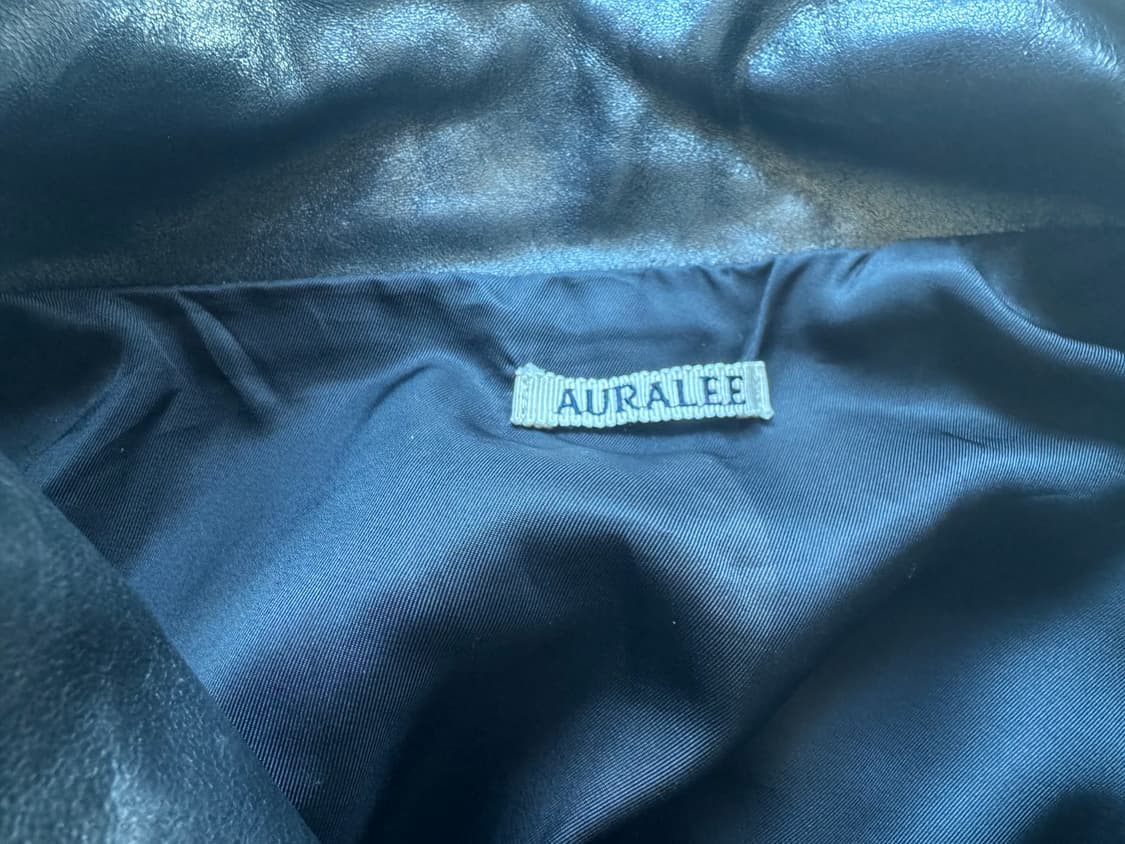 오라리 25fw 램레더 블루종 5 상품이미지1