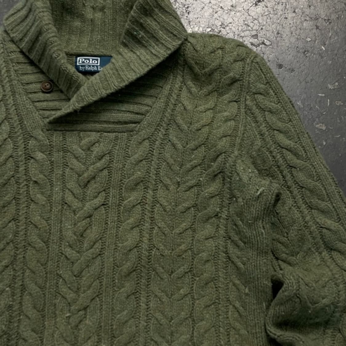 95 폴로 숄카라 꽈배기 니트  상품이미지2