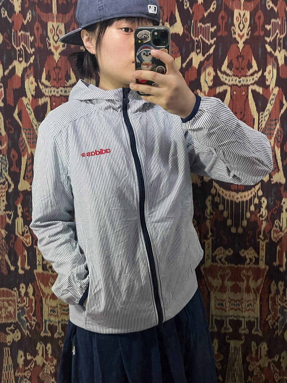 Adidas 스트라이프 후드 자켓 상품이미지1