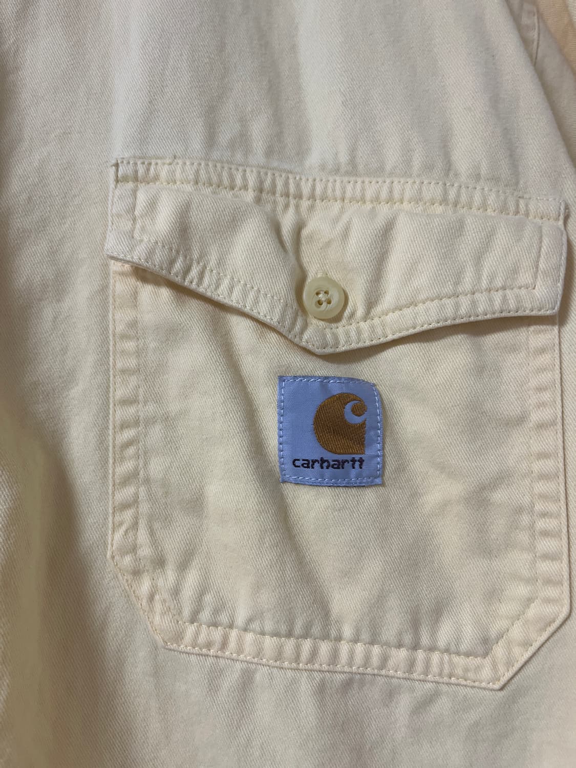 칼하트 반팔 셔츠 옐로우 상품이미지5