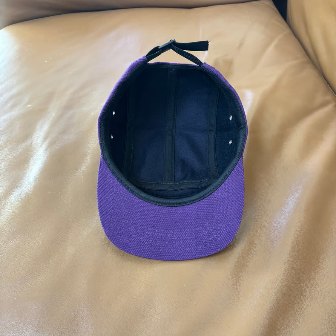 슈프림 캠프캡 모자 박스로고 퍼플 상품이미지6