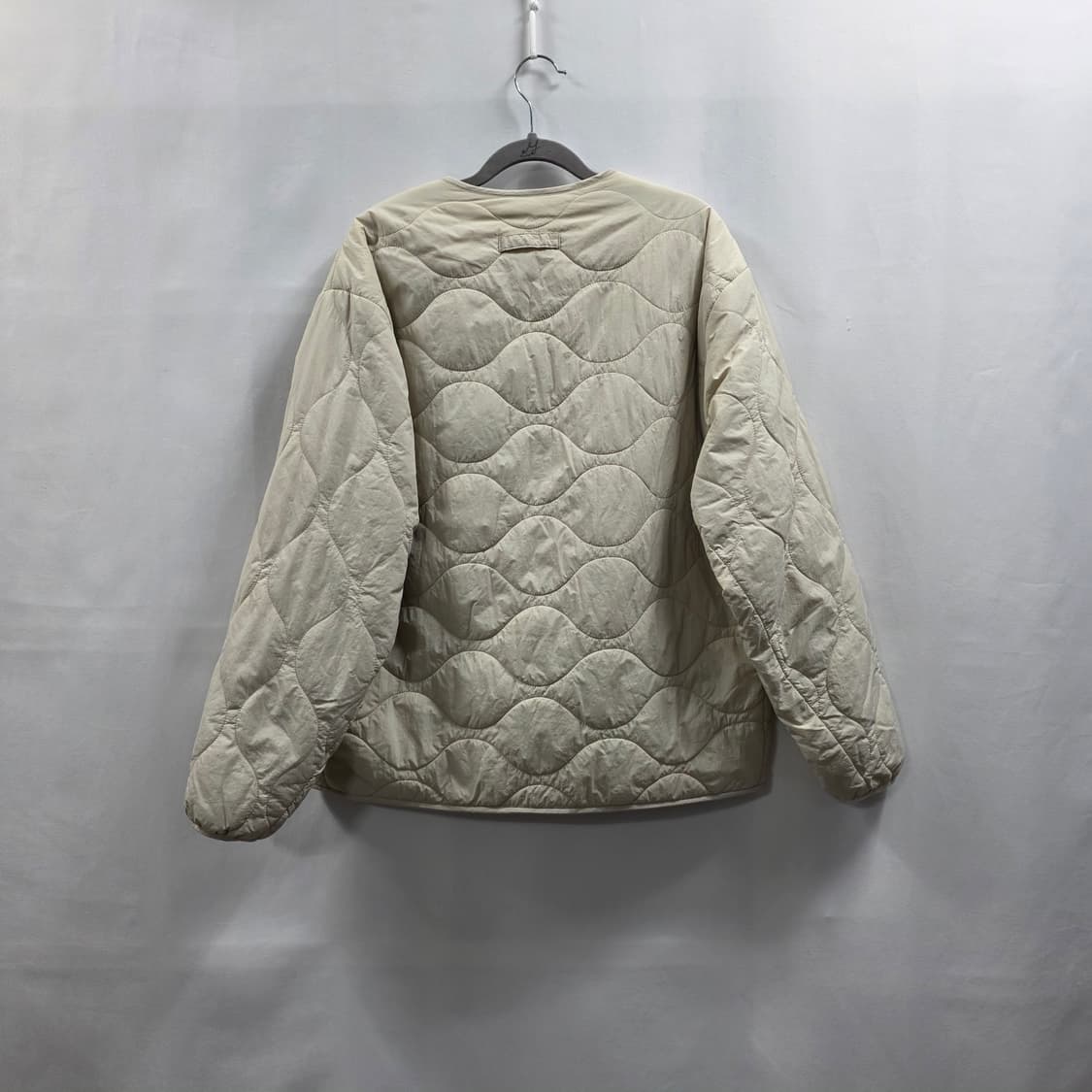 0773 Yale 예일 아이보리 퀼팅 패딩 자켓 L 상품이미지2