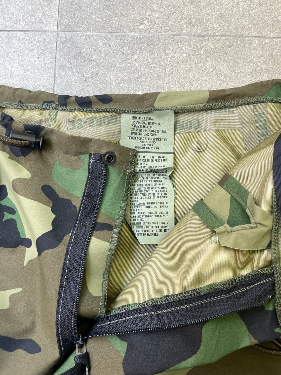 미군 고어택스 우드랜드 ECWCS GEN1 세트 상품이미지7