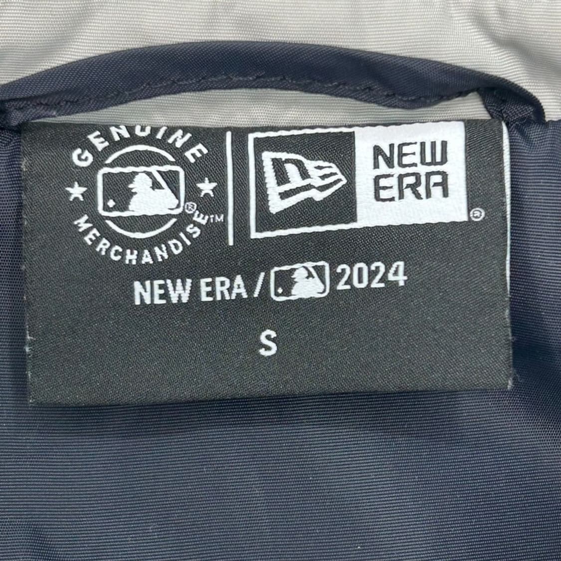 뉴욕 양키즈 MLB 맨즈 코치 자켓 네이비 S 상품이미지5