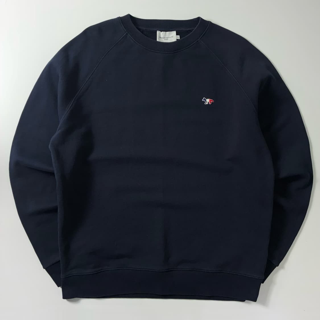 Maison kitsune  메종키츠네 코튼 트리컬러 폭스패치 맨투맨   상품이미지1