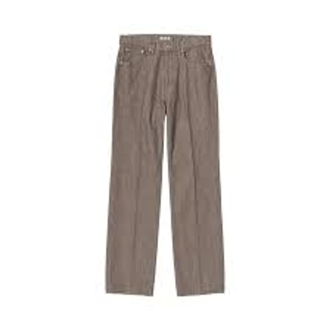 오라리 하드 트위스트 데님 와이드 팬츠 모카 브라운 상품이미지1