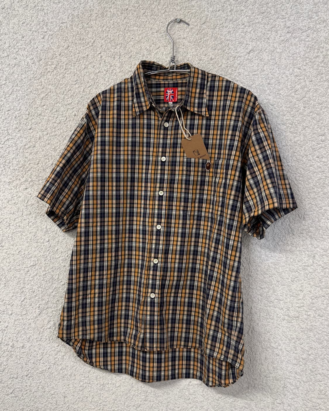 00s 베이프 유니온잭 체크셔츠 상품이미지2