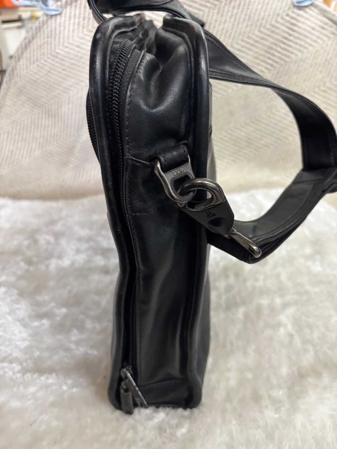 투미(TUMI)클래식한 가죽 브리프 케이스(서류 가방) 상품이미지2