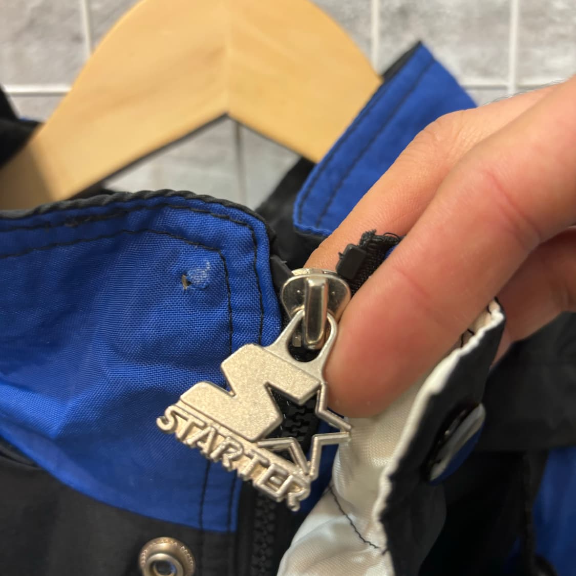 스타터 X NFL 90s 올드스쿨 버팔로 빌스 바람막이 L 상품이미지9