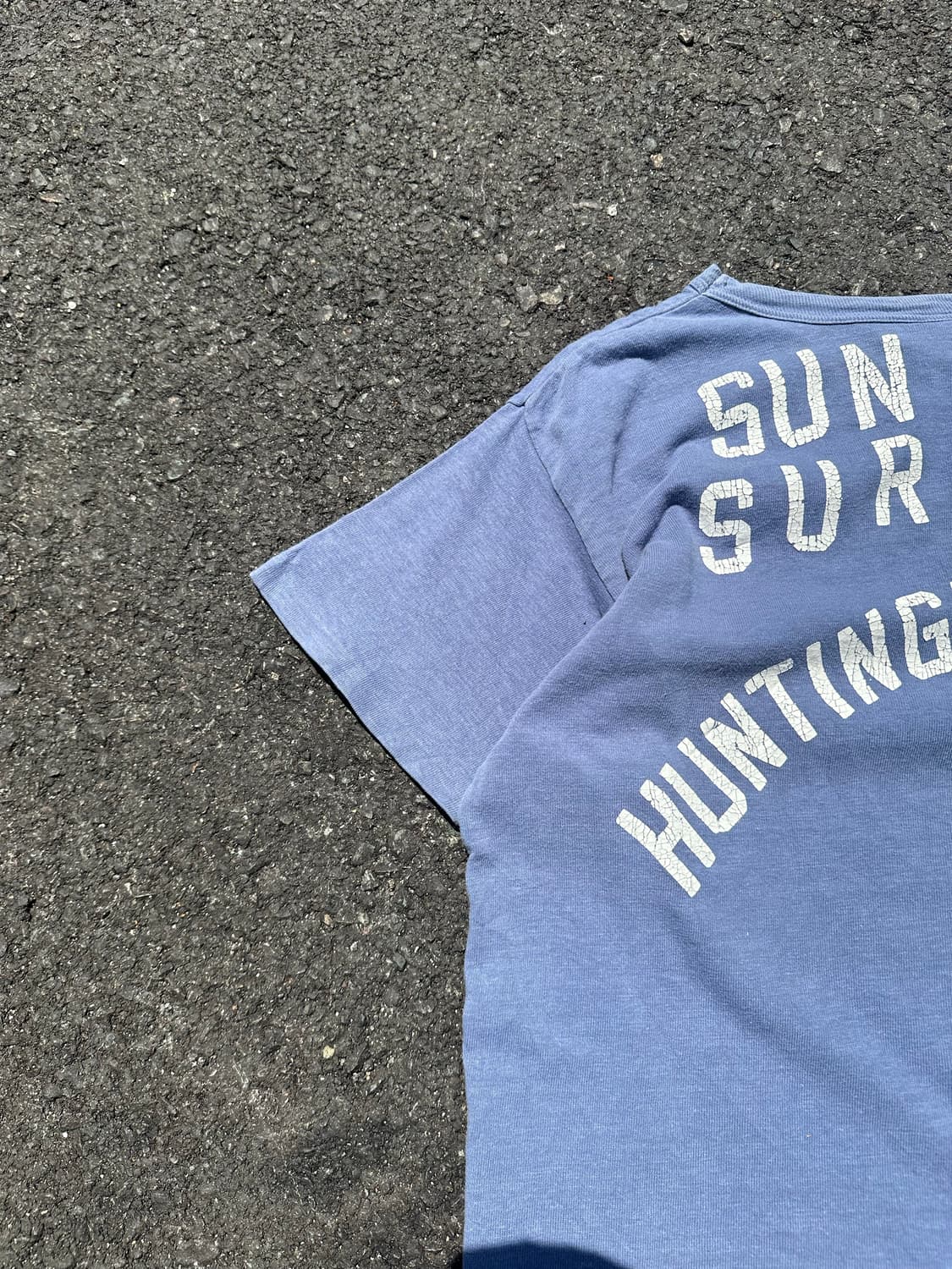 Denim Dungaree sun set surfers logo T 상품이미지6