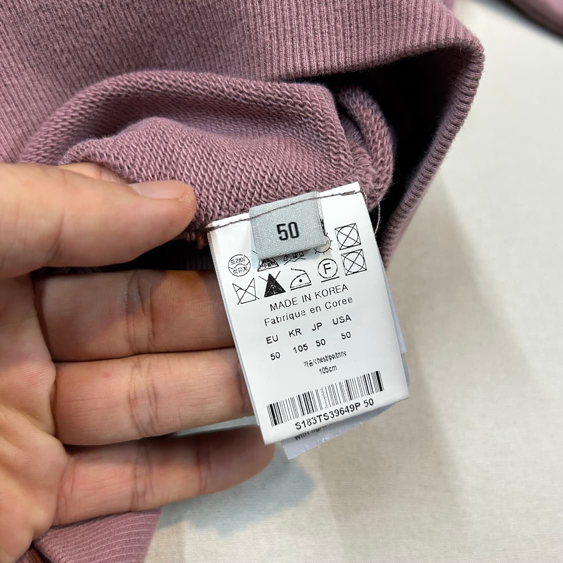 XL) 솔리드옴므 우영미 스웻 맨투맨 상품이미지8