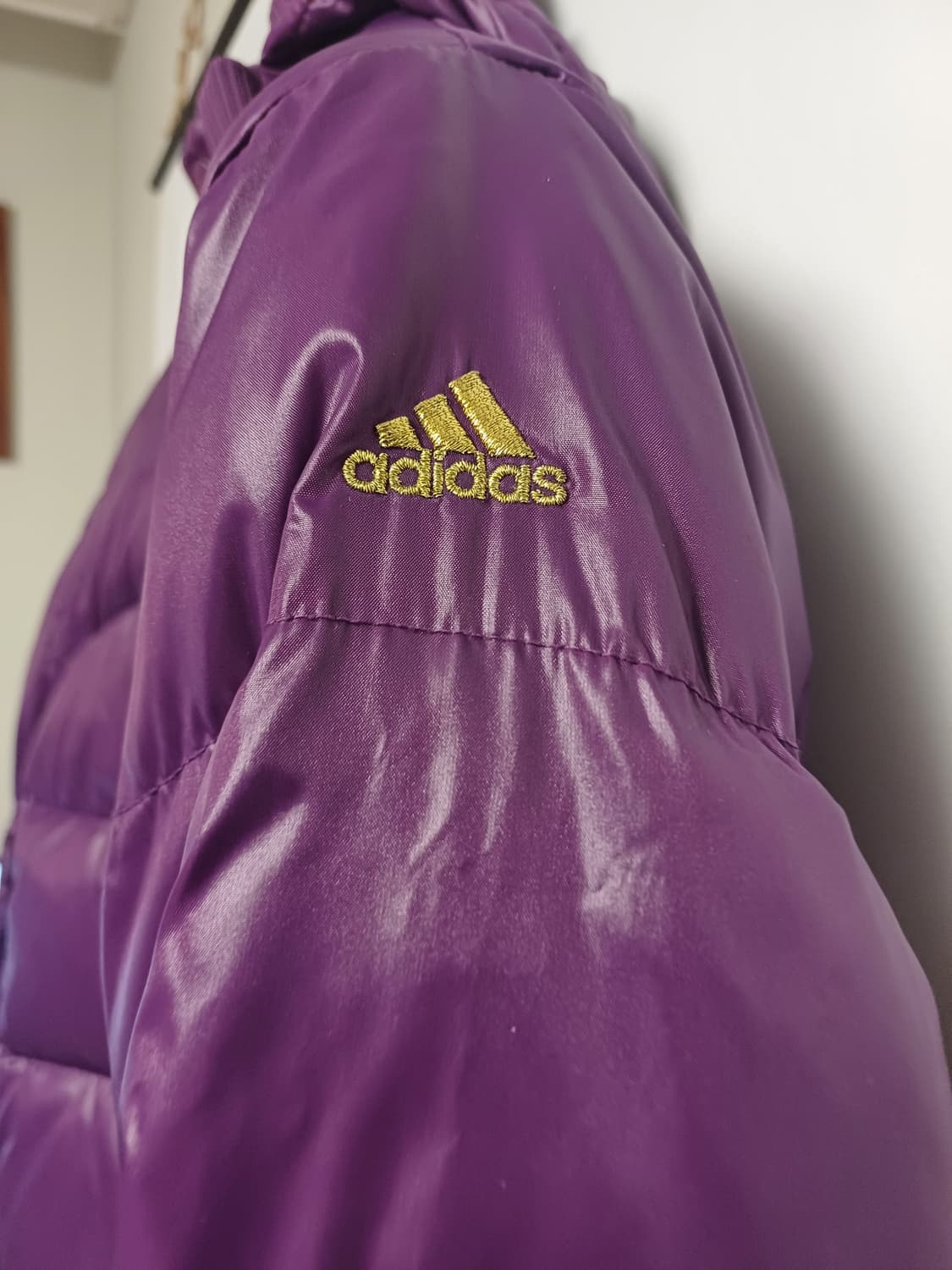 Adidas Gold Logo Snow Down Jacket - Purp 상품이미지1