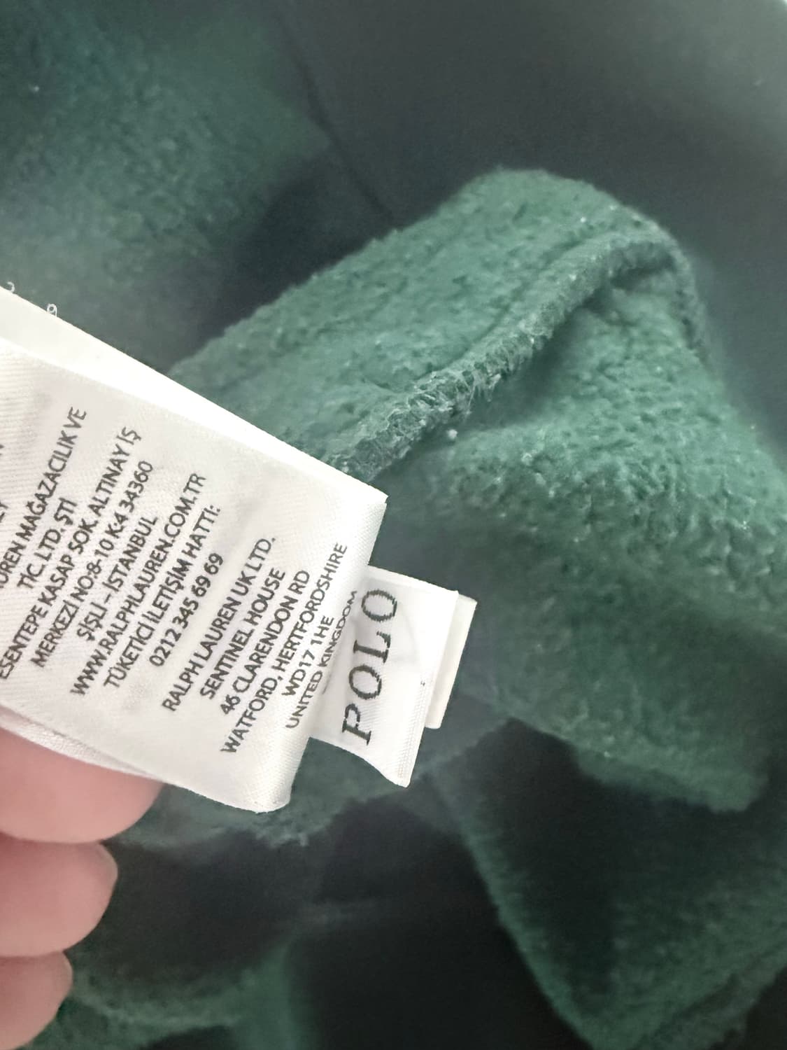 폴로랄프로렌 맨투맨 그린 xl(110) 상품이미지7