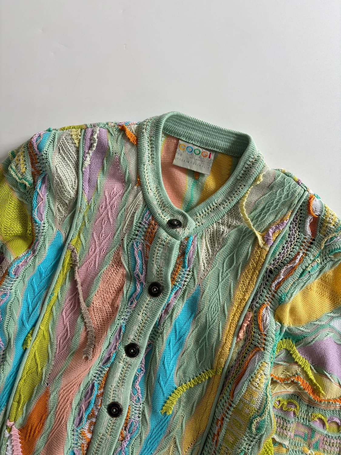 Coogi 쿠지 민트 케이블 가디건 상품이미지5