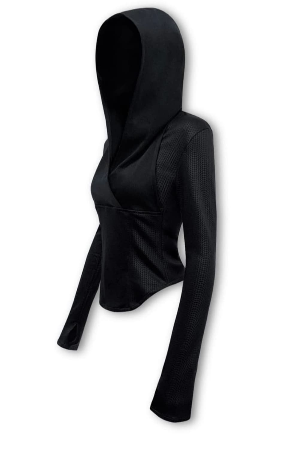 공일공사 레이어드 랩 져지 후디 상품이미지3