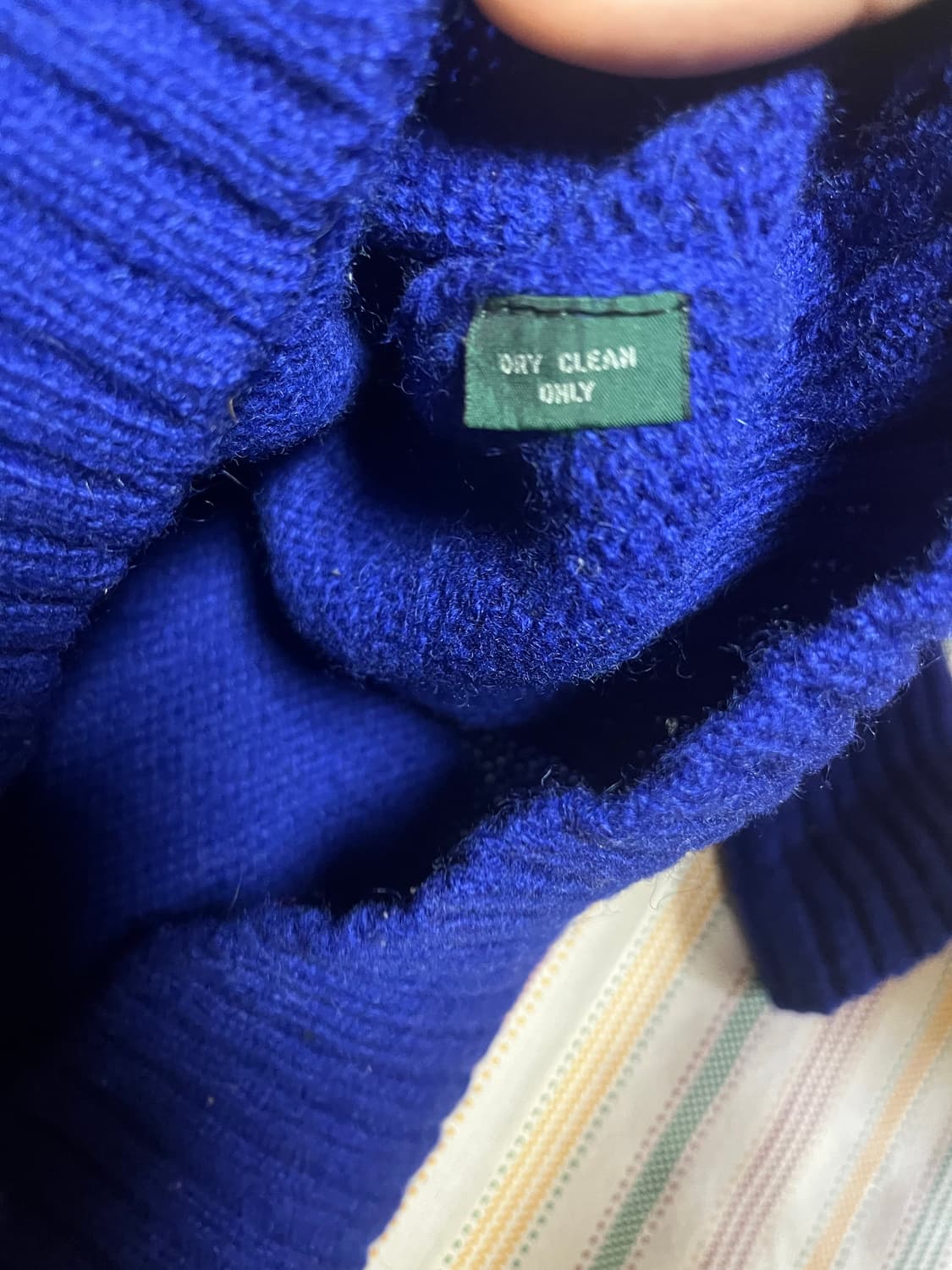 폴로 랄프로렌 레드 포니 블루 니트(xl) 상품이미지4