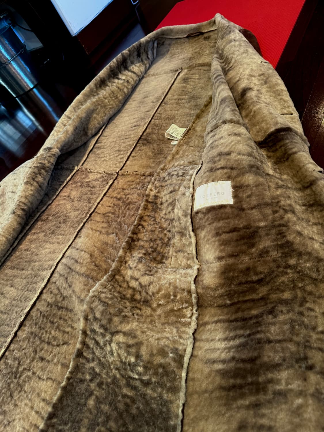 아이스버그 무스탕 롱코트 상품이미지7