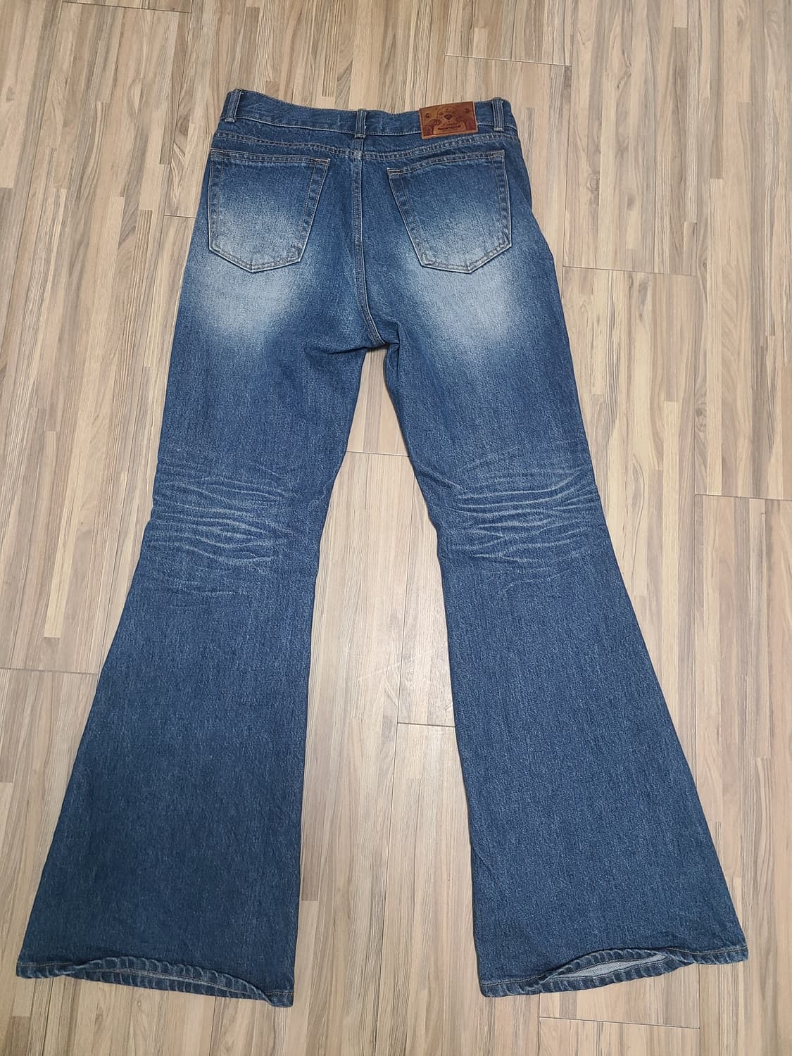 엘무드 잔느 플레어 데님 프렌치 블루 46사이즈 상품이미지4