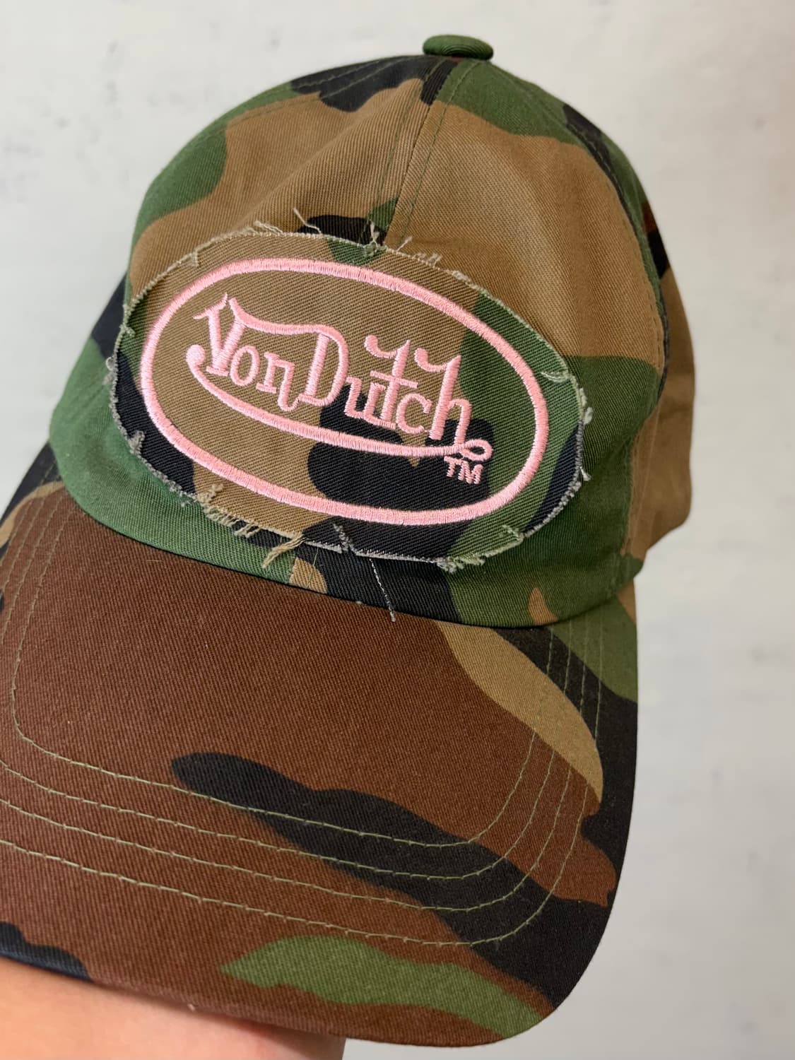 Von dutch 본더치 빈티지 카모 볼캡 상품이미지2