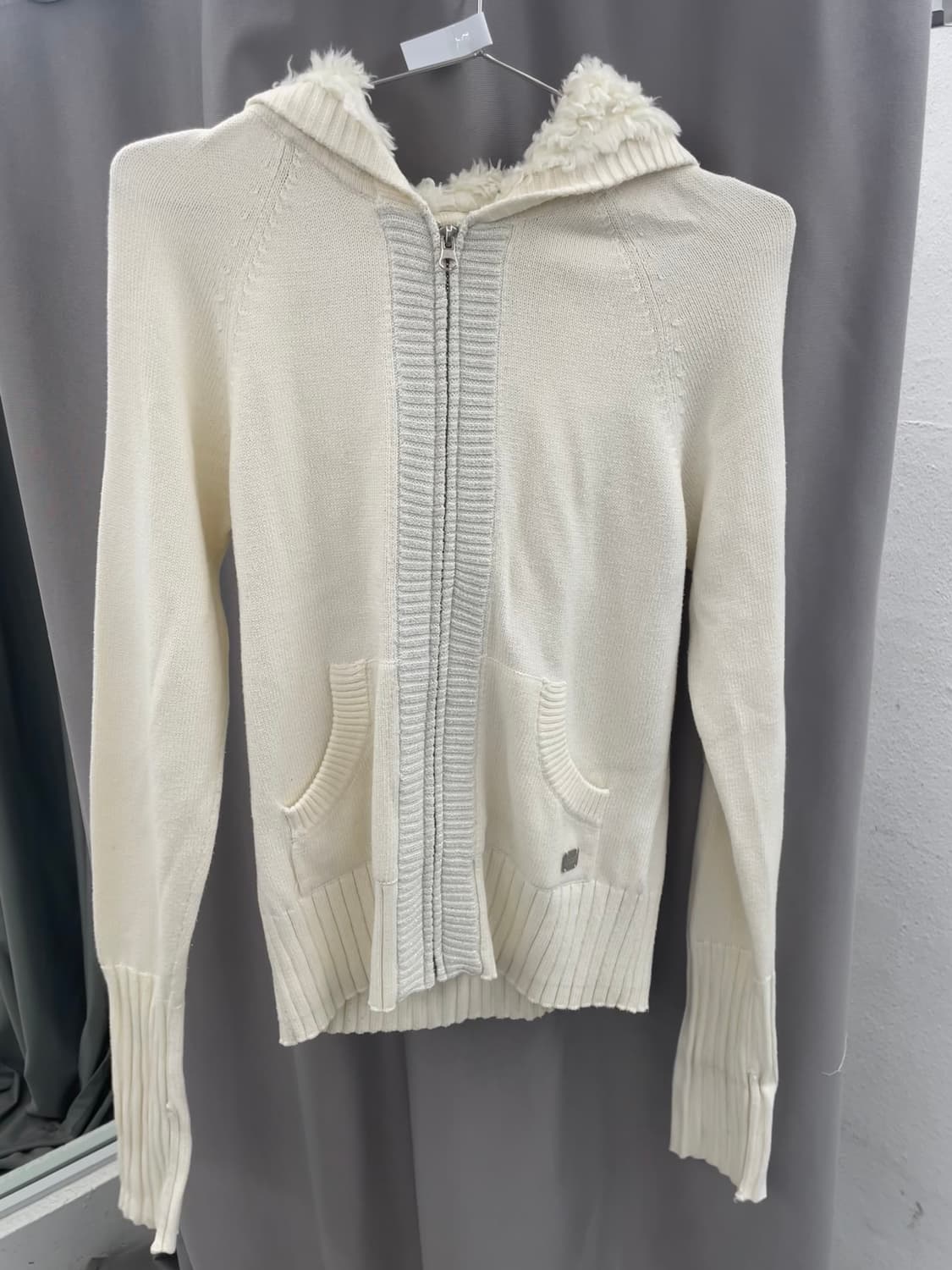 Dkny 크림 후드집업  상품이미지5