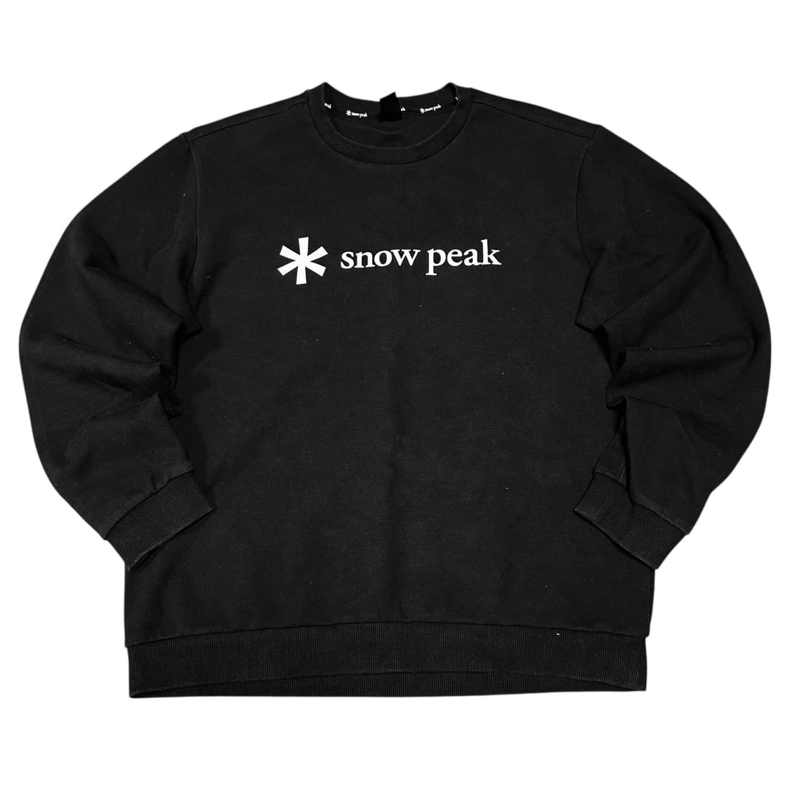 ✨ (바배) 스노우피크 블랙 맨투맨  상품이미지1