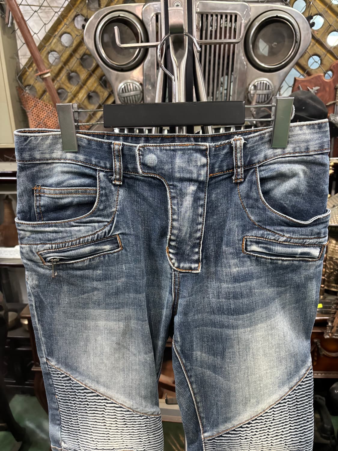 발망(Balmain)바이커 데님 팬츠 상품이미지2