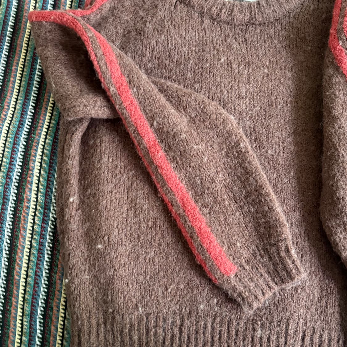 파르티멘토 우먼 릴리 부클 니트 브라운 상품이미지3