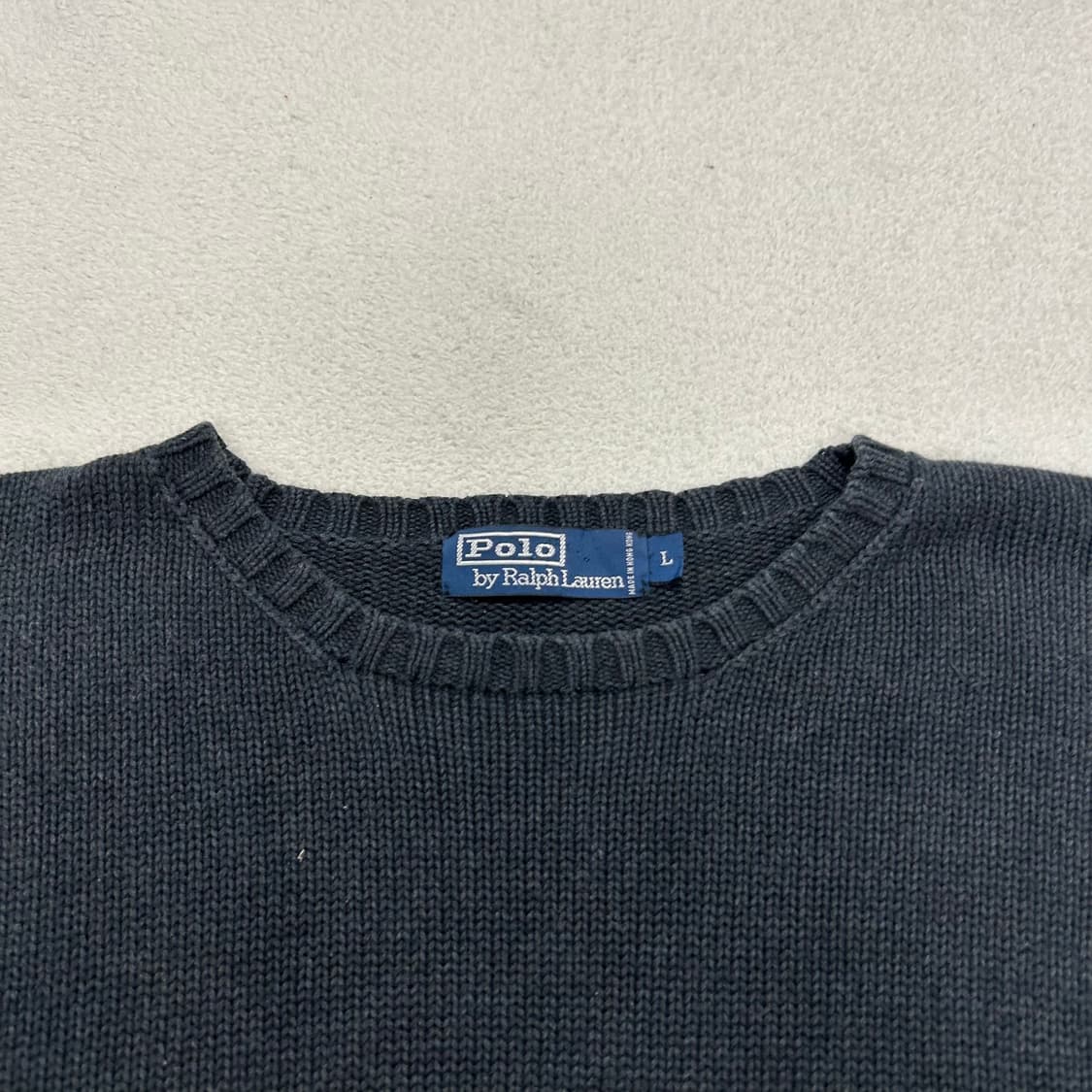 Polo charcoal knit 상품이미지6