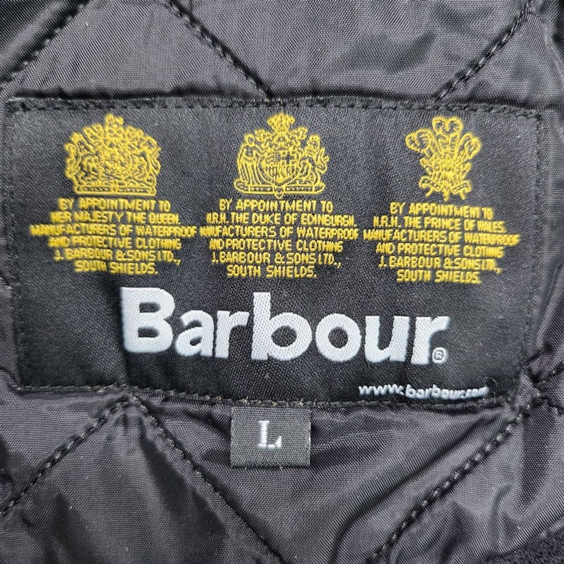 BARBOUR 퀼트 집라이너 조끼 Men L 상품이미지6