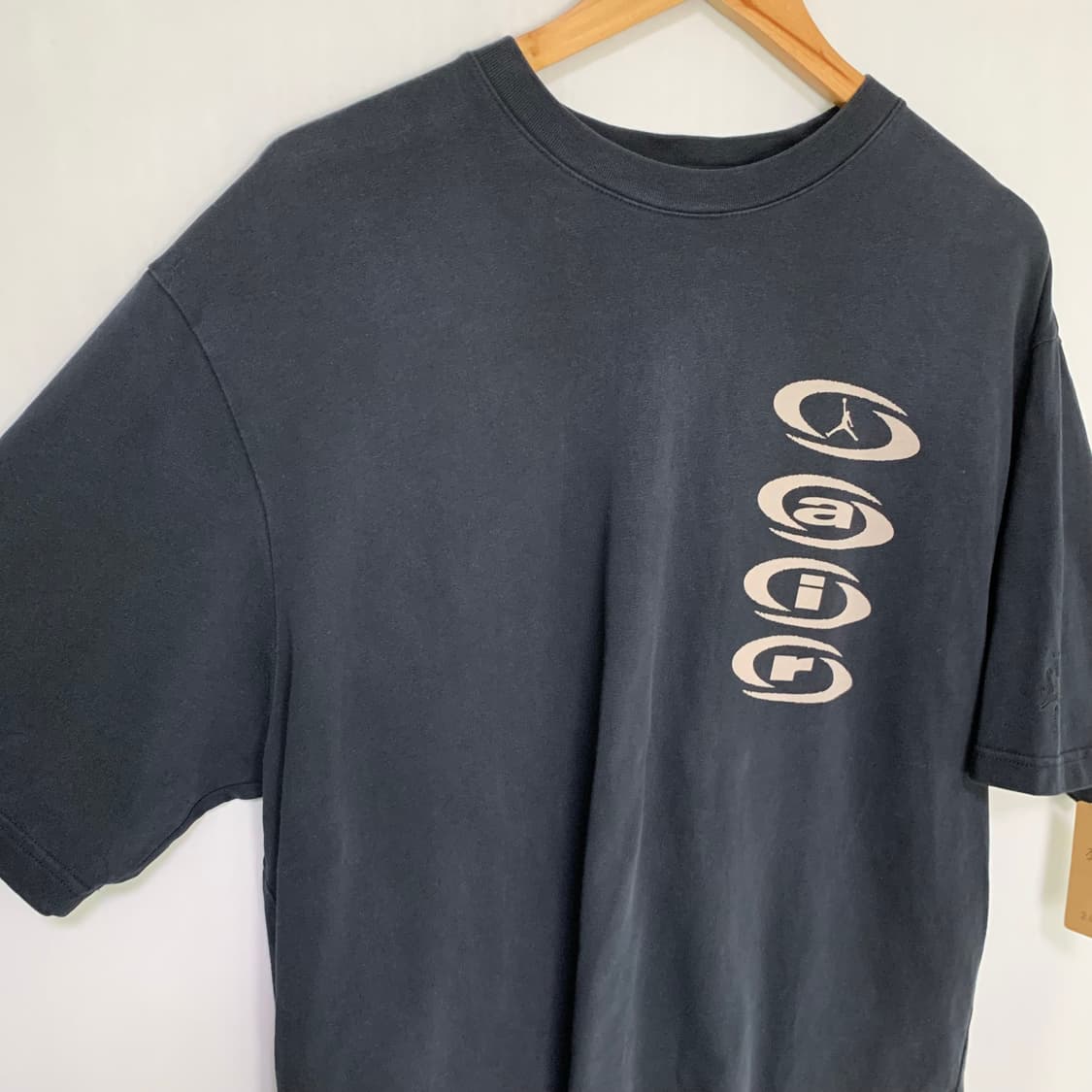 나이키 에어 조던 워싱 블랙 반팔 티셔츠 남성 105 남녀공용 L 상품이미지4