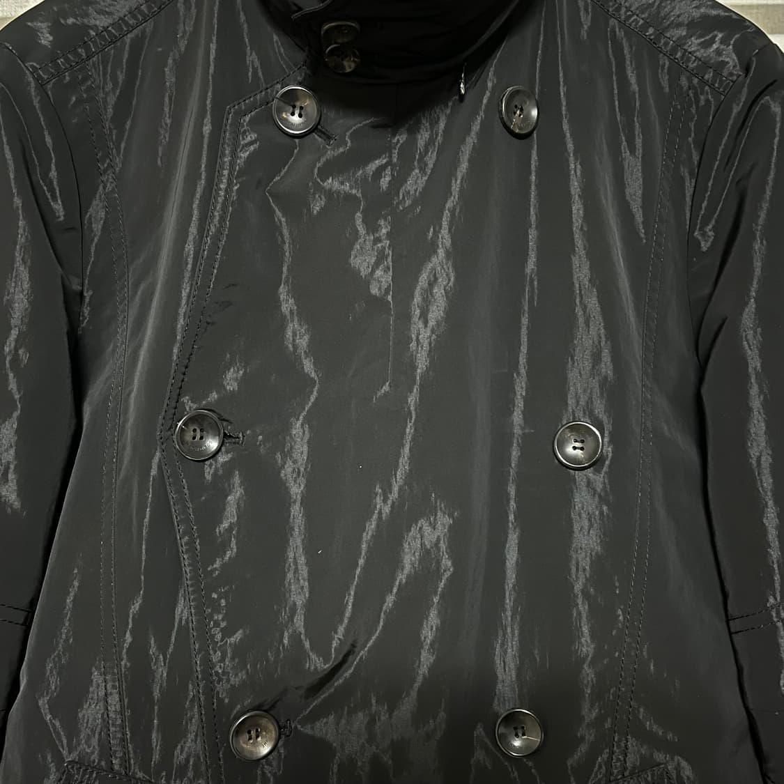 솔리드옴므 우영미 블랙 더블 버튼 코트 100 상품이미지7