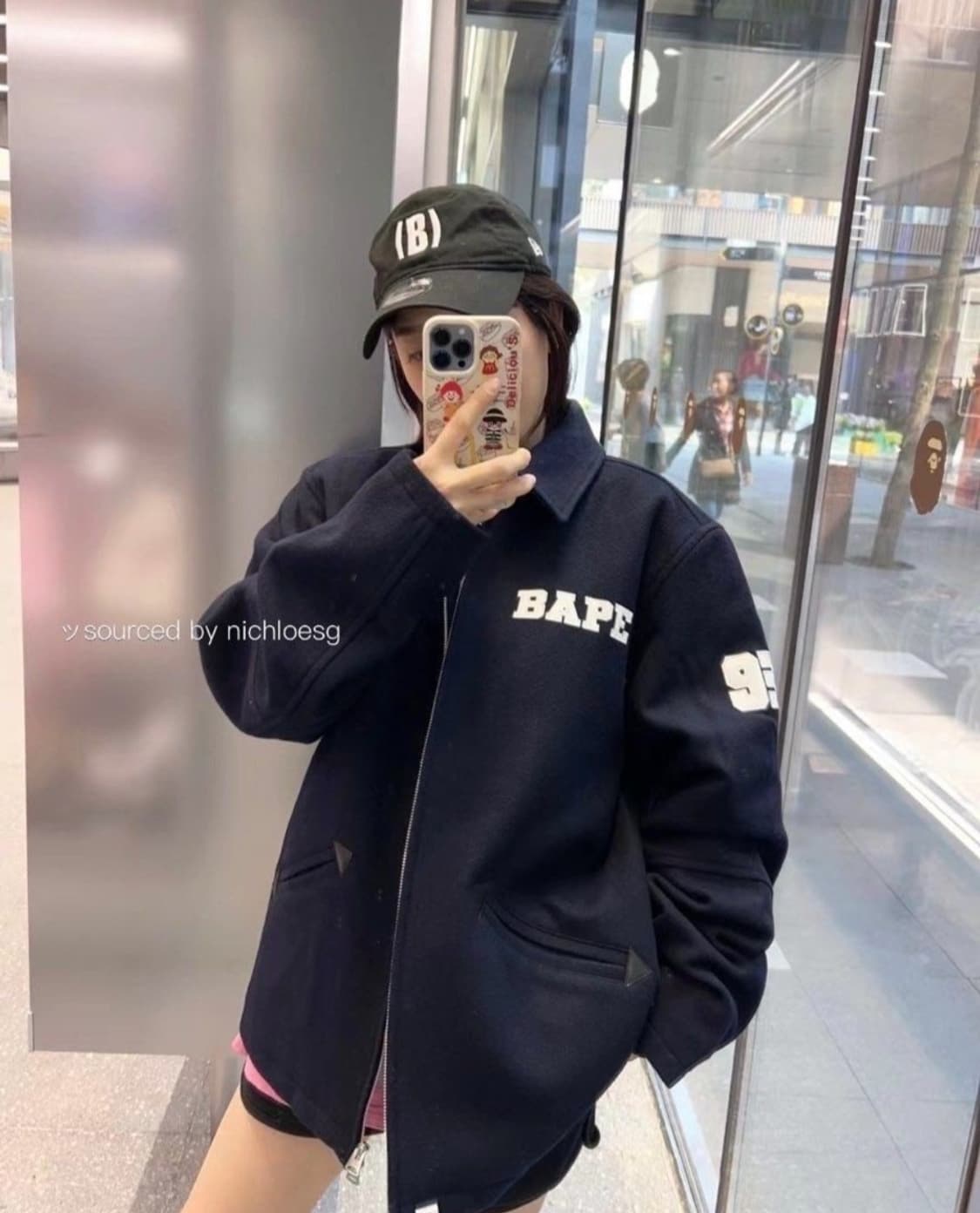 BAPE 93AW Melton Zip Jacket 베이프 멜톤 울 자켓  상품이미지6