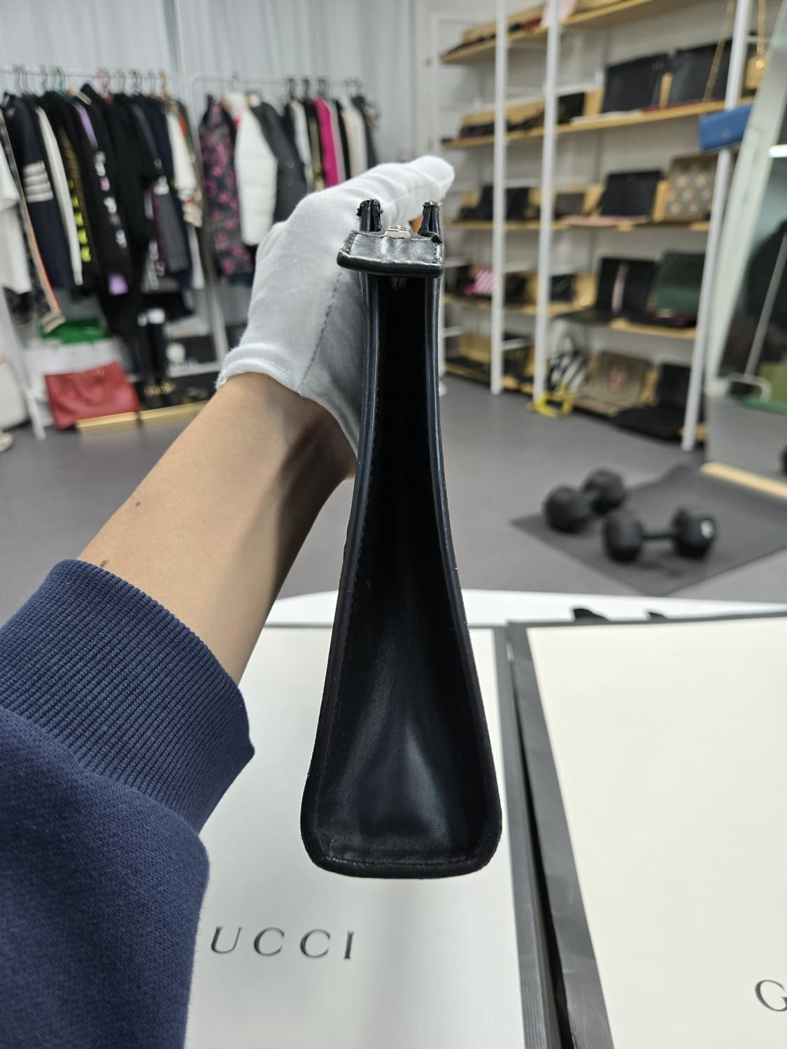 [A급컨디션]구찌 웹삼선 보야주 클러치백 상품이미지3