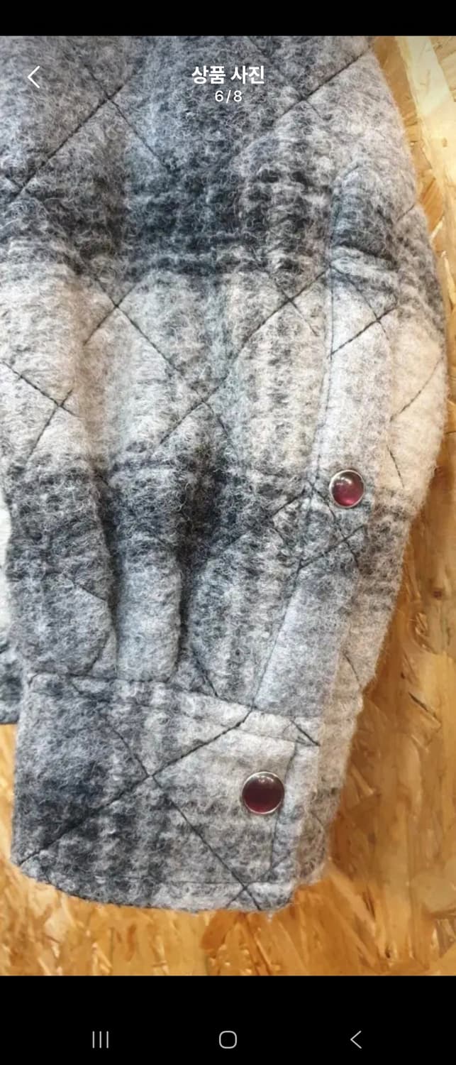 [한섬]톰그레이하운드 울 셔켓형 자켓 S(55) 상품이미지8