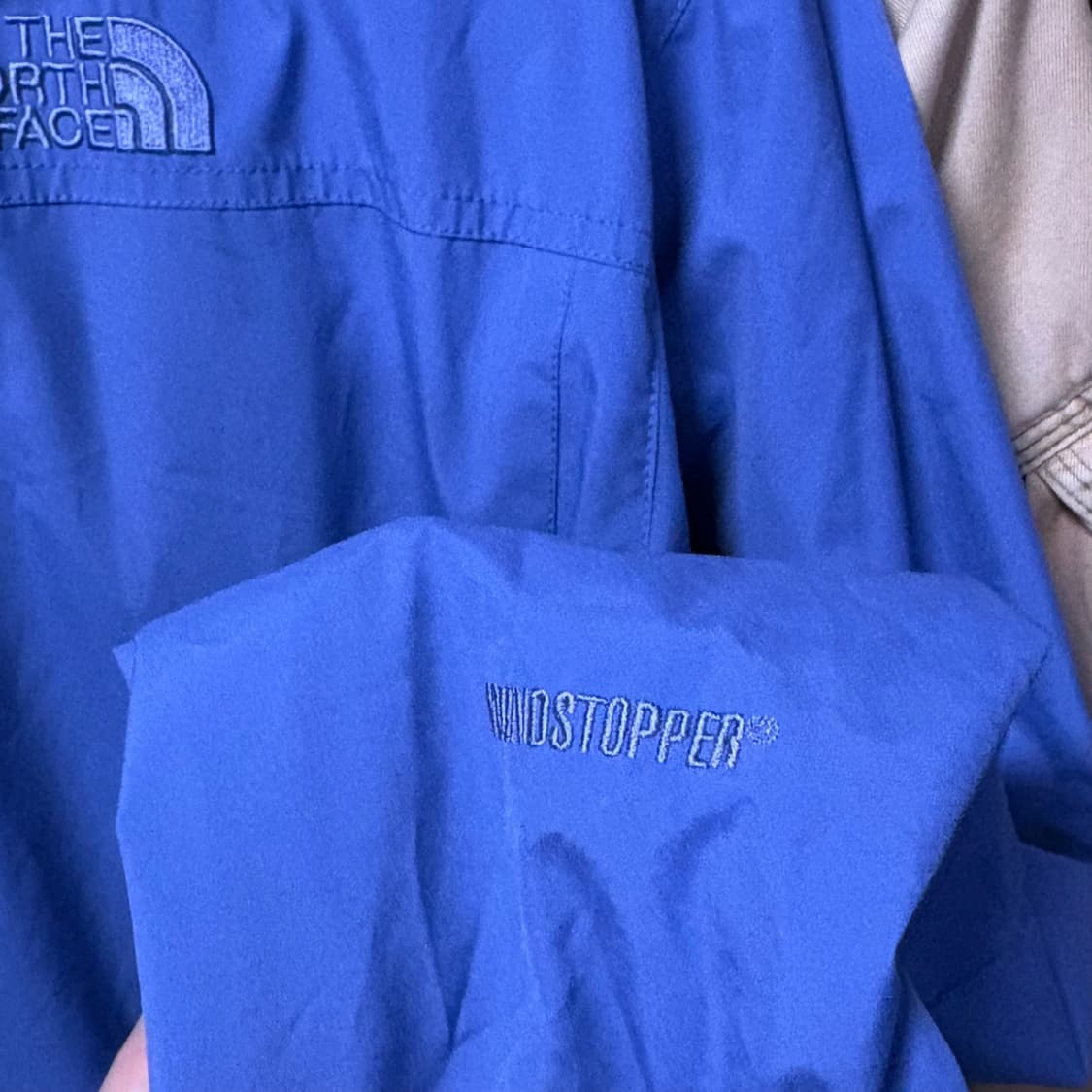 노스페이스 윈드스토퍼 블루 바람막이 자켓 100size 상품이미지3