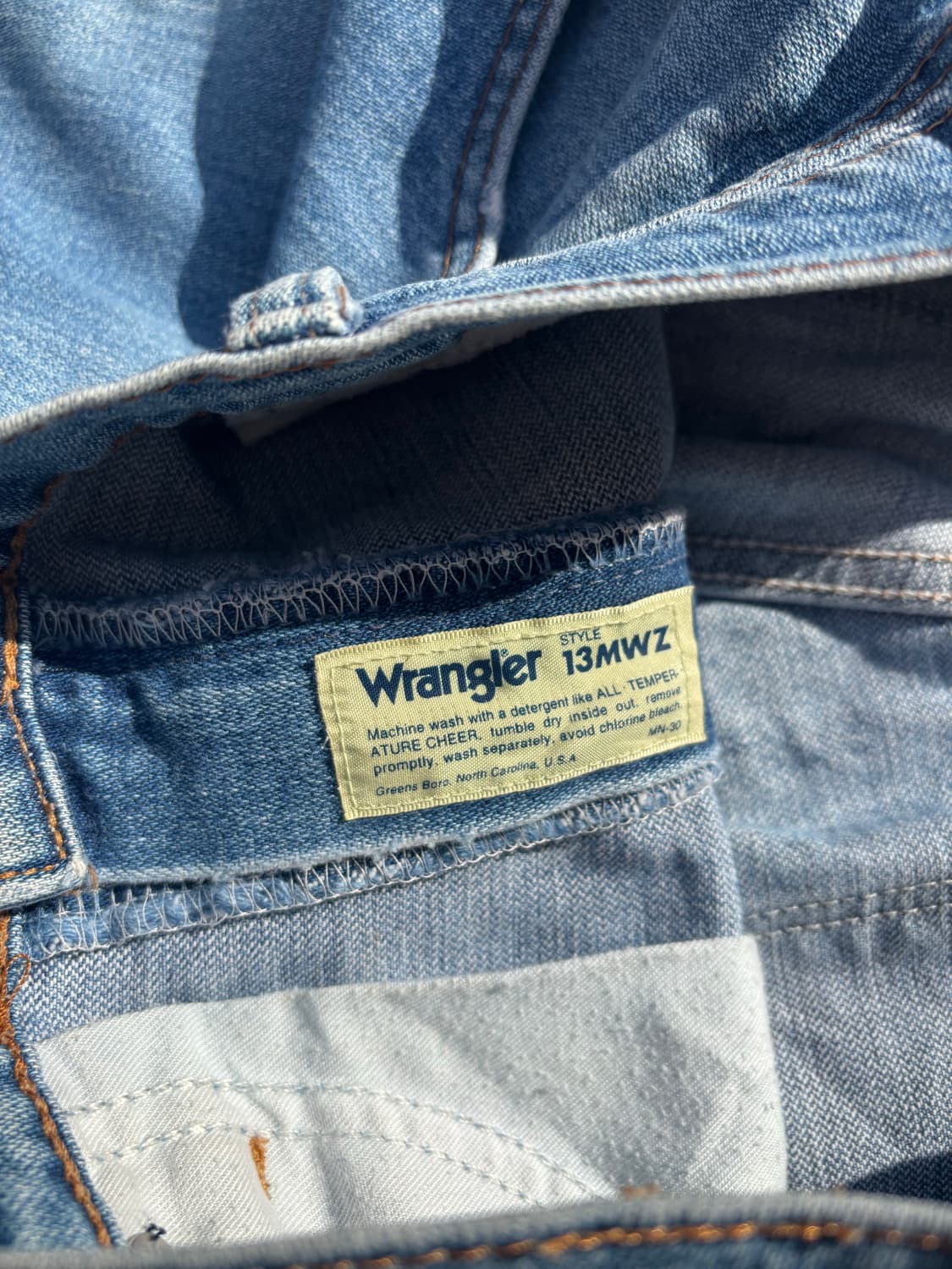 Wrangler 13MWZ Straight Denim Jeans 상품이미지10