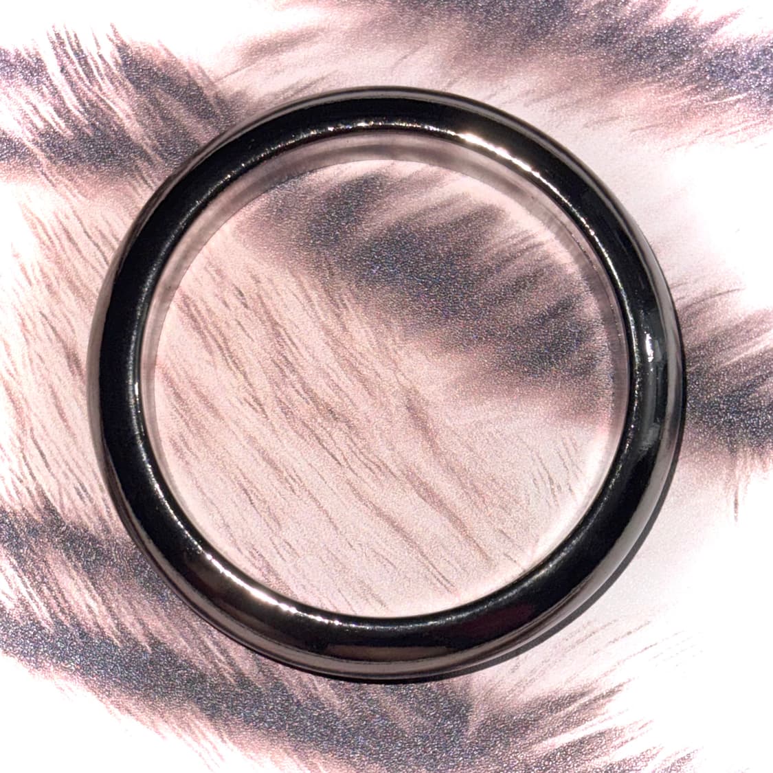 일본 시부야 갸루 펑크 다크 실버 금속 뱅글 팔찌 상품이미지3