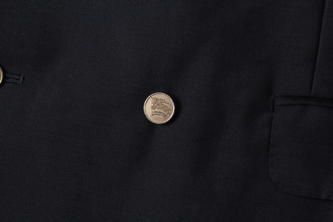 BURBERRYS 90s 버버리 모헤어 블렌드 네이비 블레이저 상품이미지3