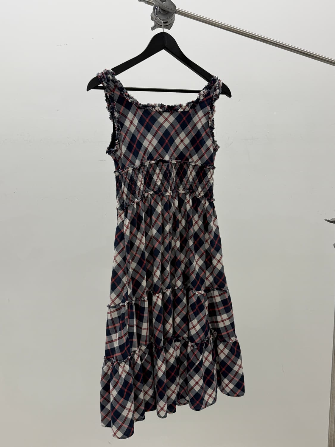 Burberry 버버리 빈티지 체크 슬리브리스 원피스 상품이미지4