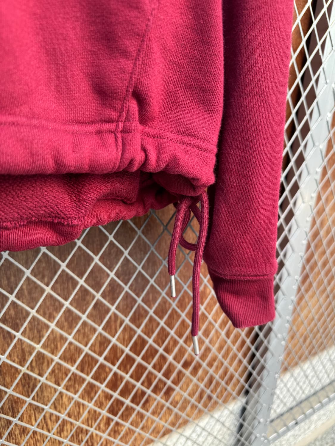 After Pray 애프터프레이 로고 포인트 스트링 오버핏 후드티 M 상품이미지10