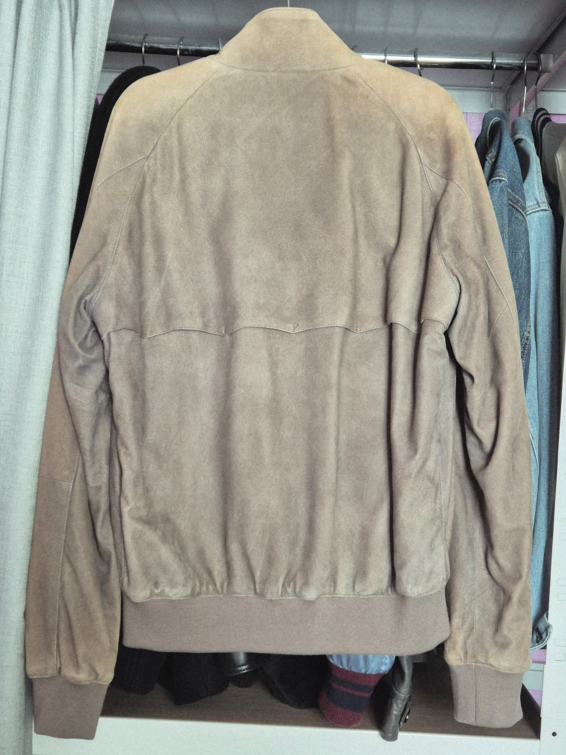 급처 바라쿠타 g9 베이지 스웨이드 헤링턴 자켓 상품이미지2