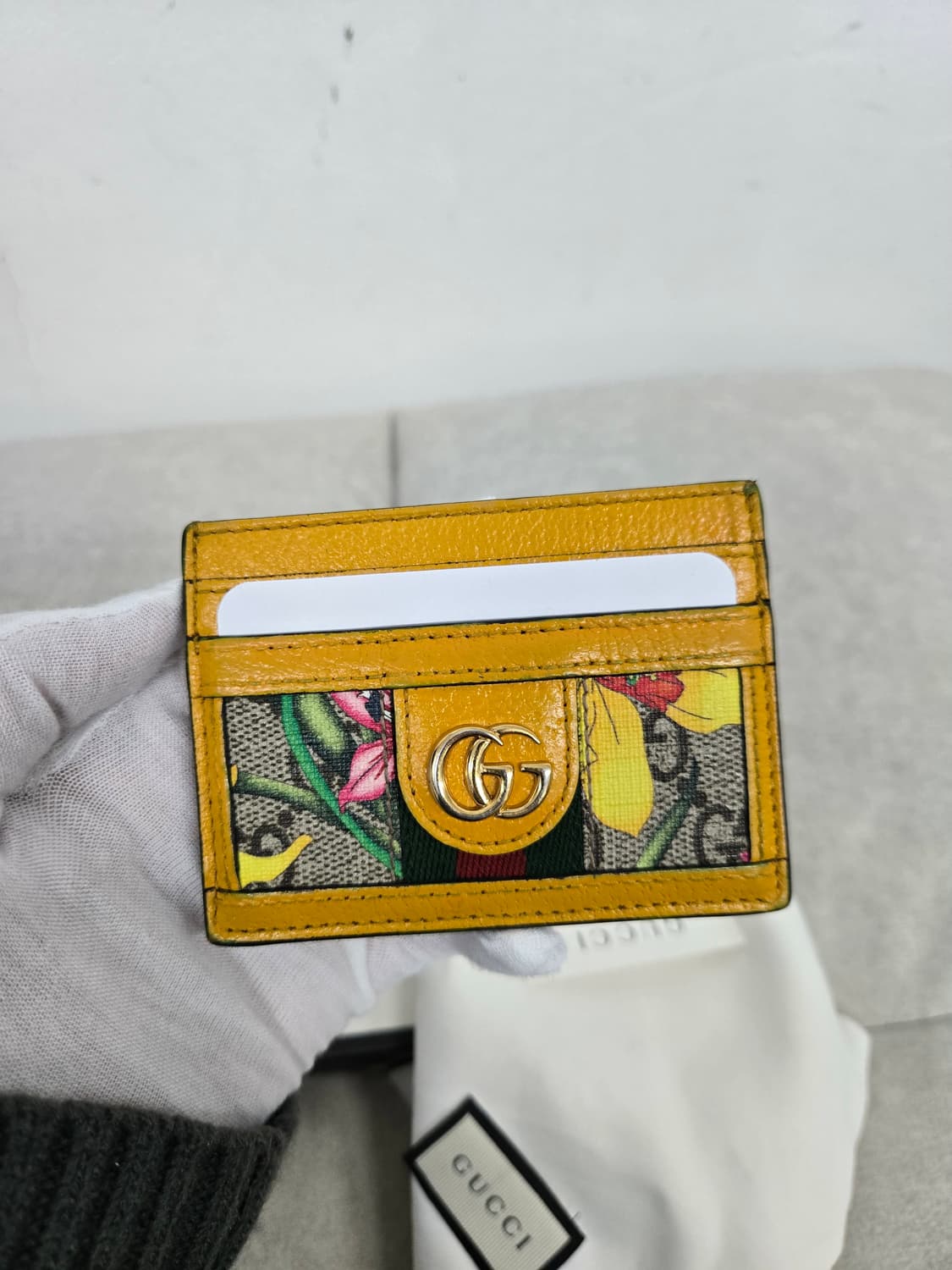 [보증서 정품] 구찌 플로라 카드지갑 상품이미지4